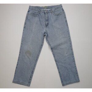Vintage 90s Guess Mens 33x27 Distressed Relaxed Fit Denim Jeans Blue Cotton USA